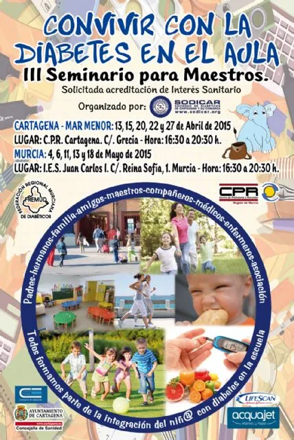 {'en': 'III Seminar for teachers and teachers live with diabetes in the classroom', 'es': 'III Seminario para maestros y profesores Convivir con la Diabetes en el Aula'} Image