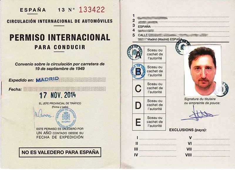 {'en': 'Driving license', 'es': 'Carnet de Conducir'} Image