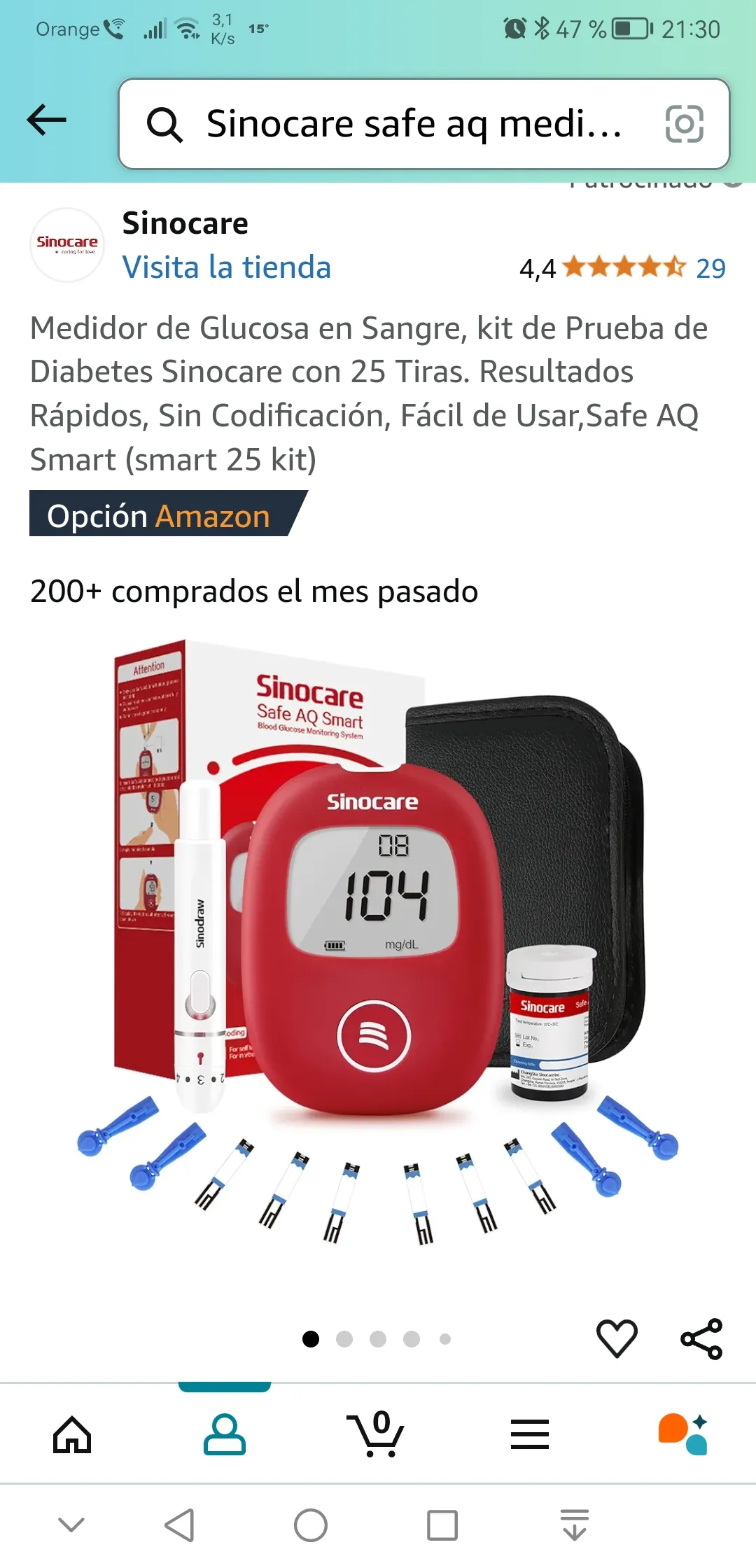 {'en': 'Differences of glucose measures', 'es': 'Diferencias de medidas glucosa'} Image