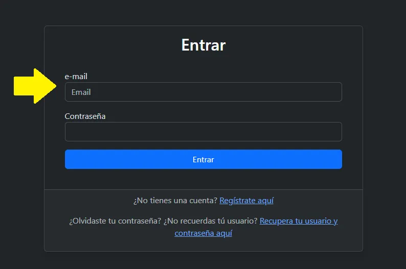 {'en': 'New access to the forum with e-mail!', 'es': '¡Nuevo acceso al foro con e-mail!'} Image