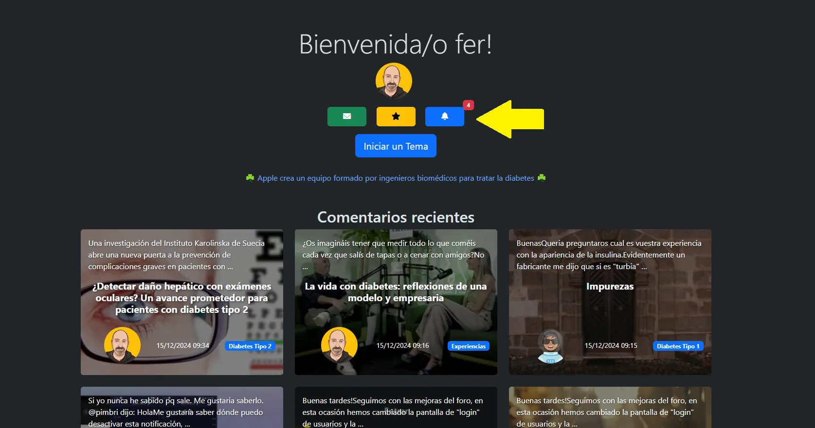 {'en': 'New option to see notifications on the web!', 'es': '¡Nueva opción para ver las notificaciones en la web!'} Image