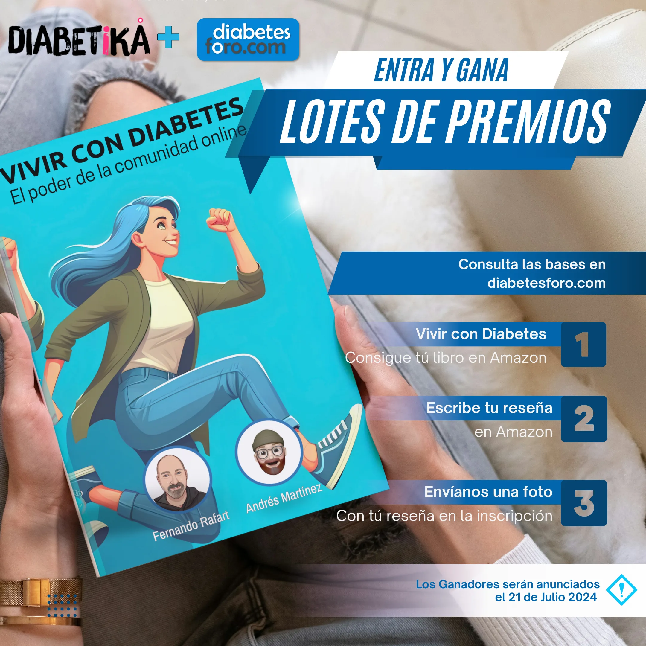 {'en': 'Count back to the living contest with diabetes', 'es': 'Cuenta atrás del concurso Vivir con Diabetes'} Image