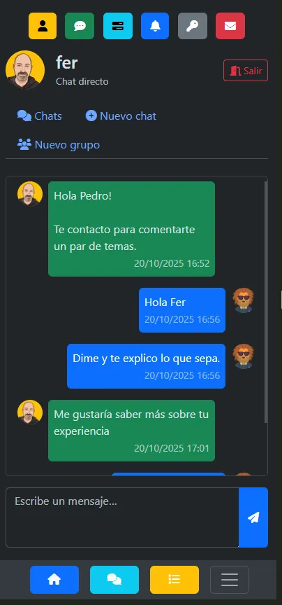 {'en': '🎉 New feature in the forum!Private messages with real-time chat 💬', 'es': '🎉 ¡Nueva función en el foro! Mensajes privados con chat en tiempo real 💬'} Image