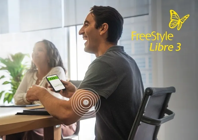 {'en': 'Free Freestyle 3 - Everything you need to know!', 'es': 'FreeStyle Libre 3 - Todo lo que necesitas saber!'} Image