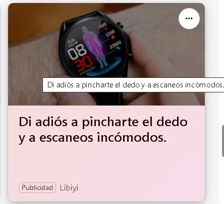 {'en': 'Glucose clock surely a scam', 'es': 'Reloj glucosa seguramente una estafa'} Image