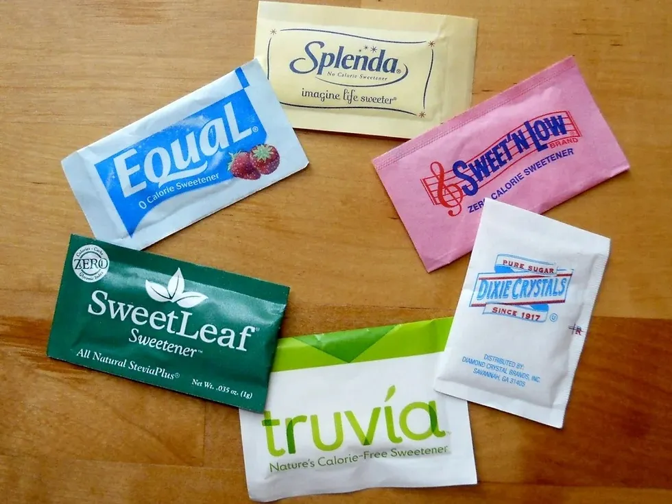 {'en': 'Artificial sweeteners increase the risk of diabetes by 24%', 'es': 'Los edulcorantes artificiales aumentan un 24% el riesgo de diabetes'} Image