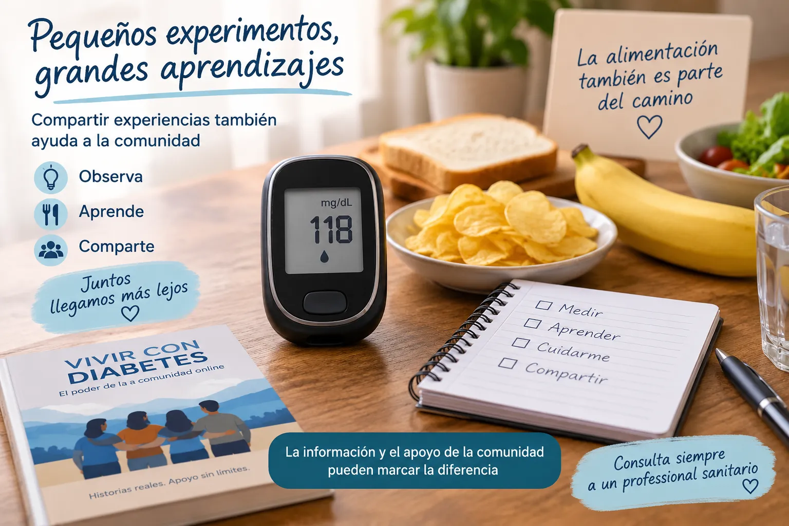 {'en': 'El azucar sube mucho menos si he comido antes', 'es': 'El azucar sube mucho menos si he comido antes'} Image