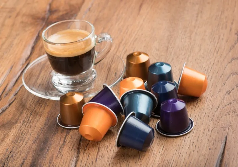 {'en': 'Coffee capsules and glucose climbs', 'es': 'Capsulas cafe y subidas de glucosa'} Image