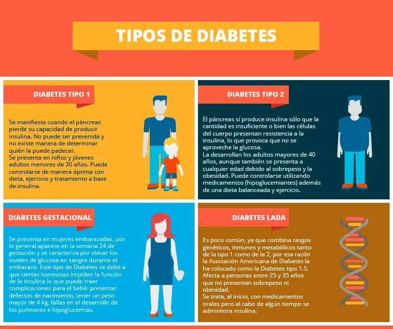 {'en': 'What kind of diabetes could you have?', 'es': '¿que tipo de diabetes podria tener?'} Image