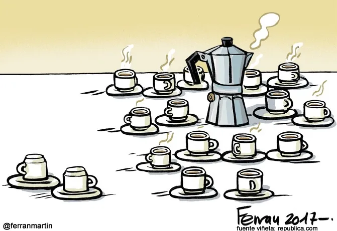 {'en': 'Coffee for everyone!', 'es': '¡Café para todos!'} Image