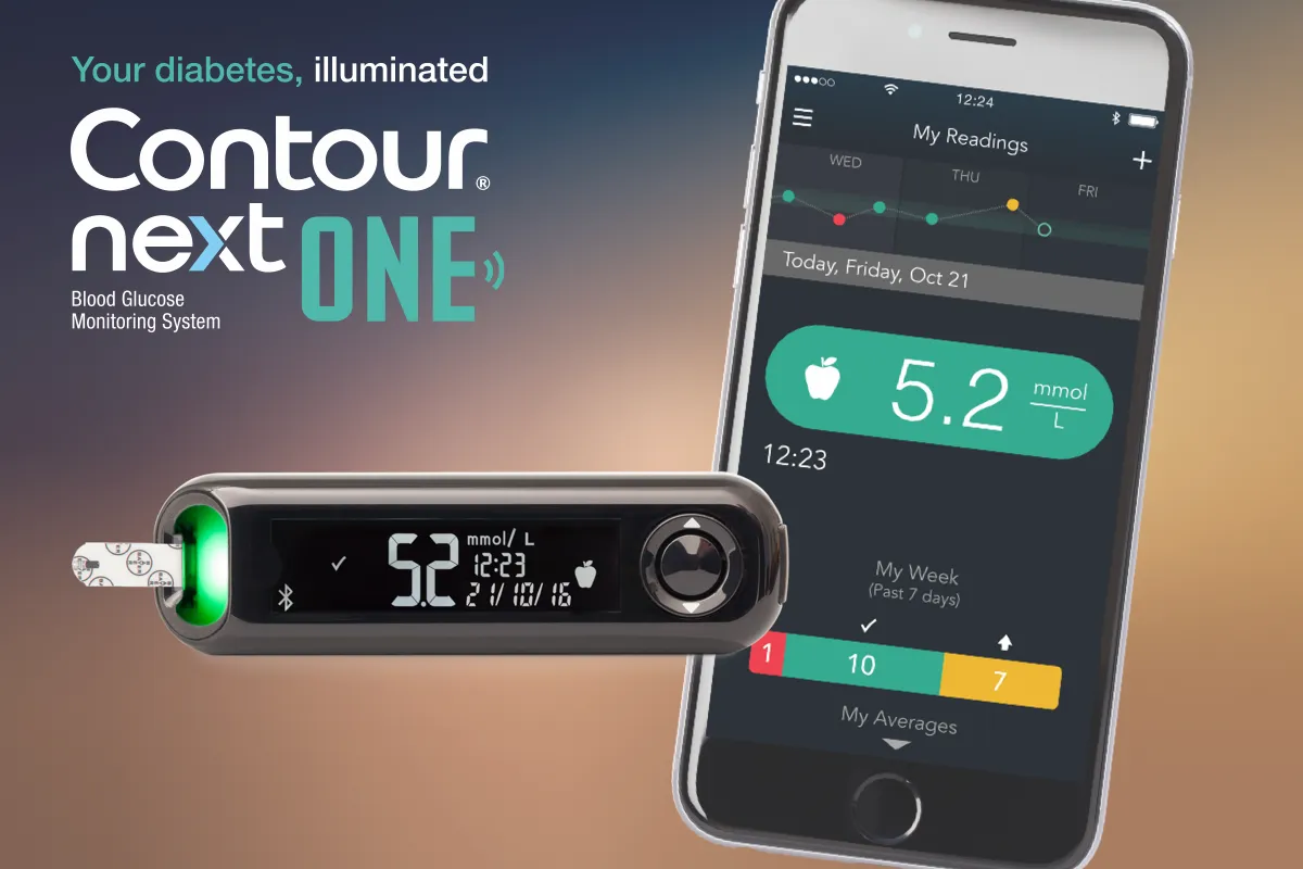 {'en': 'Agreement to connect the BGMS Contour Next One and the PDM Omnipod Dash', 'es': 'Acuerdo para conectar el BGMS CONTOUR NEXT ONE y el PDM Omnipod Dash'} Image