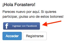 {'en': 'You can register in the forum with your Facebook account!', 'es': 'Ya puedes registrarte en el foro con tú cuenta de Facebook!'} Image