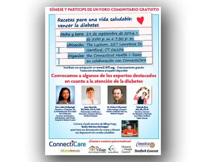 {'en': 'C-HIT Non-profit event for the attention of diabetes (Connecticut)', 'es': 'C-HIT evento sin ánimo de lucro para la atención de la Diabetes (Connecticut)'} Image