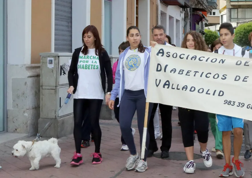 {'en': '300 people march for Valladolid to raise awareness about diabetes', 'es': '300 personas marchan por Valladolid para concienciar sobre la diabetes'} Image